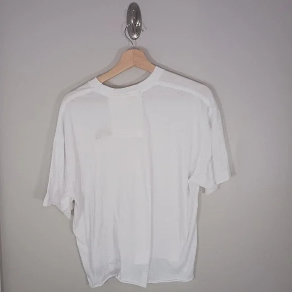 Aviator Nation White Rainbow Logo Tee Size XL Made in USA Casual Graphic Shirt - Picture 2 of 5